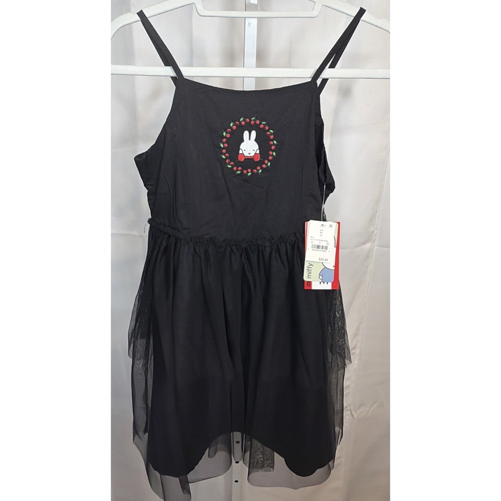 Miffy Embroidery Tulle Dress - Girls XL - Brand NWT